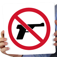 Firearm Sign Sign
