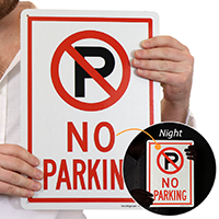 No Parking Sign (no parking symbol)