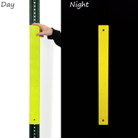 Fluorescent Yellow Green Reflective Post Panel