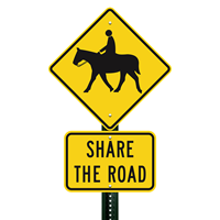 Share the Road Sign Share the Road Sign