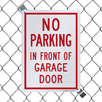 Spanish No Parking Front Of Garage Sign
