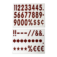 Letter And Number Kit For Roadside White Message Boards