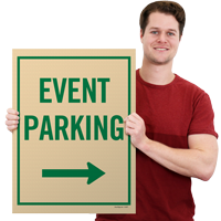 Event Parking Sidewalk Sign Kit
