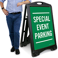Special Event Parking Sidewalk Sign