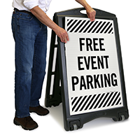 Free Event Parking Sidewalk Sign