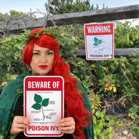Beware of Poison Ivy sign