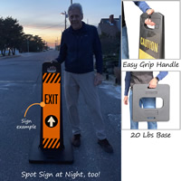LotBoss "Exit 'with Straight Ahead Arrow Portable Kit