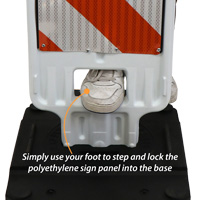 Step-N-Lock Sign Kit