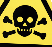 ISO W016 - Toxic/Poison Symbol Label