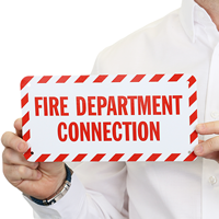 Fire Department Connection Label
