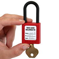 Danger Do Not Remove Lock Padlock Label