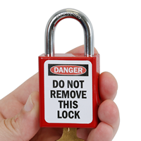 Do Not Remove Lock Belong To Padlock Label