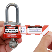 Danger Locked Out Property Padlock Label