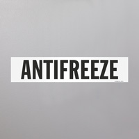 Antifreeze Chemical Label