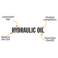 Hydraulic Oil Chemical Label
