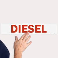 Diesel Safety Label