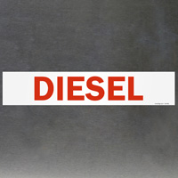 Diesel Safety Label