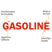 Gasoline Safety Label