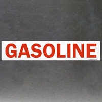 Gasoline Safety Label