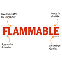 Flammable Safety Label