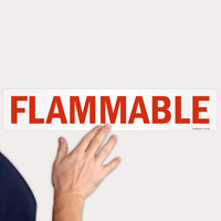 Flammable Safety Label