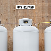 Spanish Gas Propano Safety Label