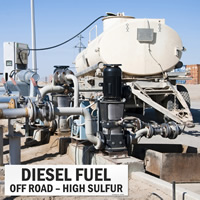 High Sulfur Diesel Fuel Off Road Label