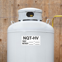 NQT Propane Safety Write On Label