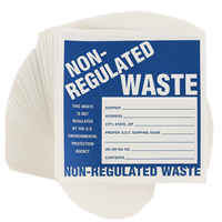 Non Regulated Waste Label