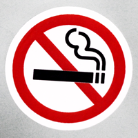 ISO P002 No Smoking Label