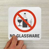 No Glassware Pool Marker