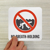 No Breath Holding Pool Marker