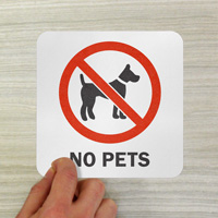 No Pets Pool Marker