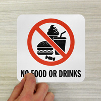 No Food Or Drinks Pool Marker