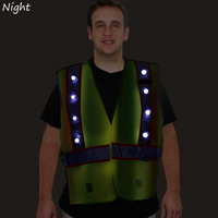 LED Safety Vest Yellow