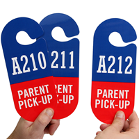 Parent Pickup Parking Permit Pass Hang Tag