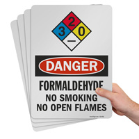 Formaldehyde Sign