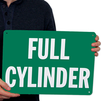 Full Cylinder Sign