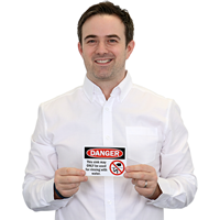 Custom OSHA Danger Sign
