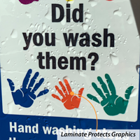 Did Wash Hand Washing Stops Germs Sign