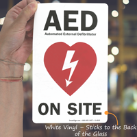 AED On Site Sign