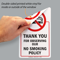 Smoke Free Tobacco Free Facility Sign