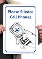 Please Silence Cell Phones Sign