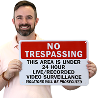 This Area is Under Surveillance Sign