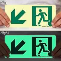 Glowsmart™ Directional Emergency Sign, Arrow Down Sign