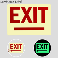 Exit Arrowheads Glow Signs