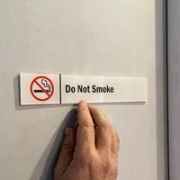 Do Not Smoke Acrylic Sign for Door
