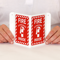 Fire Extinguisher Projecting Sign