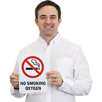 No Smoking Oxygen (symbol) Sign