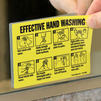 Effective Hand Washing Hand Hygiene Sign